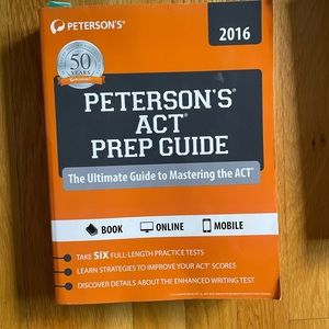 Peterson’s ACT prep guide